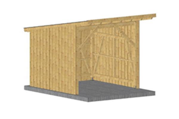 3.5 x 3.5m shelter - Enclosures & Gates